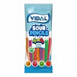 Мармелад Vidal Sour Pencils VEGAN / Мармелад Видал кислые палочки со вкусом фруктов веган 00 гр.