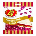 Jelly Belly Peanut Butter &amp; Jelly / Драже Джелли Белли арахисовое масло и желе 70 гр.