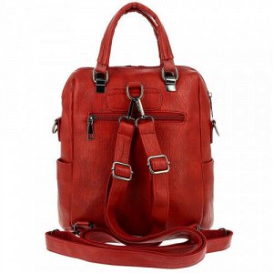Женский кожаный рюкзак 6476 RED