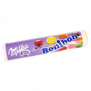Шоколадное драже Milka Bonibon / Boni Bon / Милка БониБон шоколадное драже в цветной глазури / Бони Бон 24,3 гр
