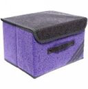 Коробка для хранения вещей 26*20*17 Узоры фиолетовый