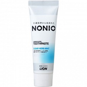 259299 LION "Nonio" зубная паста  для удаления неприятного запаха, отбеливания, очищения и предотвращения появления и развития кариеса 130 гр