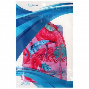 Шапочка для плавания «Фламинго», женская, обхват 54-60 см