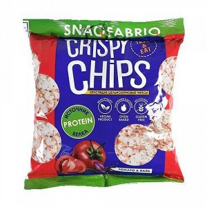 Чипсы SNAQ FABRIQ низкокалорийные Crispy Chips - 50 г.