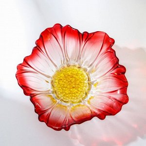 Салатник «Красный цветок», 550 мл, 19,5*8 см