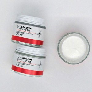 Lebelage Антивозрастной крем улучшающий рельеф кожи с керамидами / Dr. Ceramide Cure Cream, 70 мл
