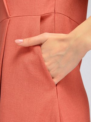 Платье. Цвет: коралловый