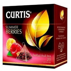 Чай Curtis Summer Berries 1.7*20пак (1/12) пирамид. цветочный каркаде с малиной 515600