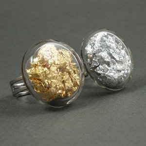 Folga disk gold&silver
