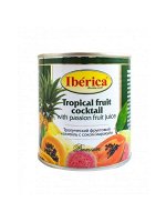 Фрукты консервированные &quot;Фруктовый коктейль&quot; IBERICA 435 мл Тропический ж/б 1/12