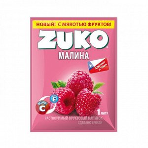 Растворимый напиток со вкусом малина ZUKO / Зуко 25 гр
