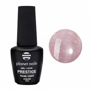 Камуфлирующая база для гель лака с шиммером Prestige Base Shimmer Peach PN, 10 мл