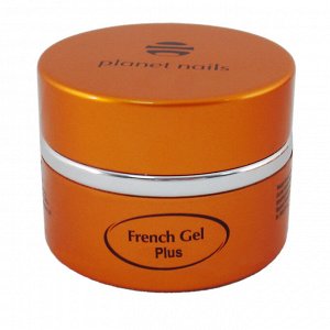 Гель для наращивания ногтей френч Planet Nails - White Plus French Gel белый 15г