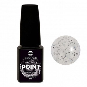 Гель-лак с черными частицами Point Planet Nails 8мл №420