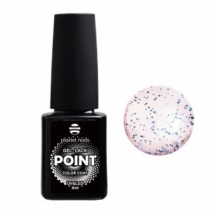 Гель-лак с черными частицами Point Planet Nails 8мл №458