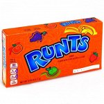 Леденцы Runts в форме фруктов / Драже Рантс со вкусами яблоко банан апельсин виноград клубника 142 гр