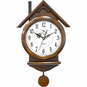Настенные часы, серия: Маятник, "Нексис", 46.5 х 30 х 8 см