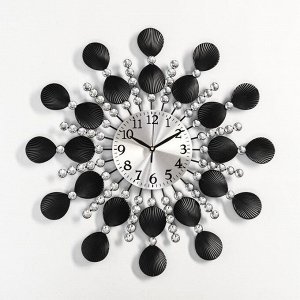 Часы настенные, серия: Ажур, "Рассвет", плавный ход, 48 х 48 см, d=15 см