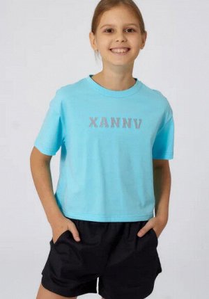 Футболка голубой