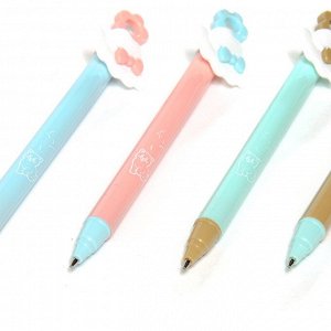 Ручка подарочная шариковая Alingar "Baby-pen Шляпка", 0,7 мм, синяя, автоматическая, фигурный клип, круглый, цветной, пластиковый корпус, картон.уп.