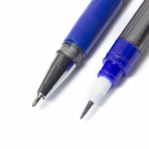 Ручка шариковая-карандаш сегментный Alingar, 0,7 мм, синяя, игольчатый, метал. наконечник, резиновый грип, шестигранный, матовый, пластик. корпус