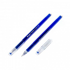 Ручка гелевая Alingar, "Cristal", 0,5 мм, синяя, игольчатый наконечник, круглый, пластиковый корпус, в уп. 12 шт., картонная упаковка