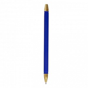 Ручка шариковая на масляной основе Alingar, 0,7 мм, синяя, игольчатый наконечник, круглый, синий, Soft touch корпус, картонная упаковка