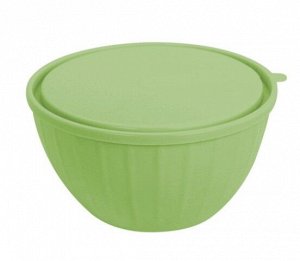 Салатник, 2,8 л, с крышкой, пластик, фисташка, SUGAR&SPICE Vanilla
