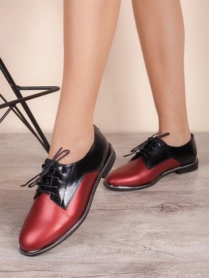 Броги женские оптом от прозводителя/ Женские туфли оптом DH28-3 RED