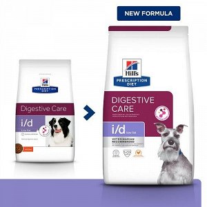 Hill's Prescription Diet i/d Low Fat Digestive Care Сухой диетический корм для собак при растройствах пищевания с низким содержанием жира с курицей 1,5 кг