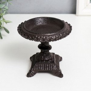 Металлический подсвечник на 1 свечу «Графство», чугун, 9.5?9?9 см