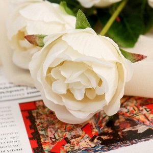СИМА-ЛЕНД Цветы искусственные &quot;Роза кустовая&quot; 80 см, белый