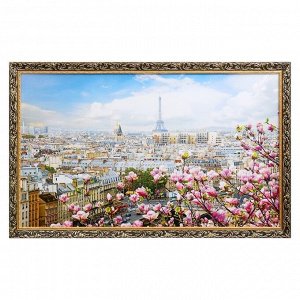 Картина "Весенний Париж" 67*107 см