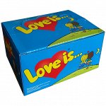 Жевательная резинка Love is / Жвачка Ловиз 100 шт Клубника Банан