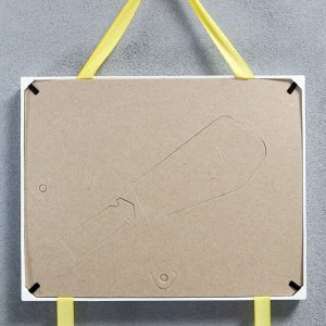 Фоторамка-коллаж на 3 фото 15x21 см «Тройная на тесьме», белый, (пластиковый экран)