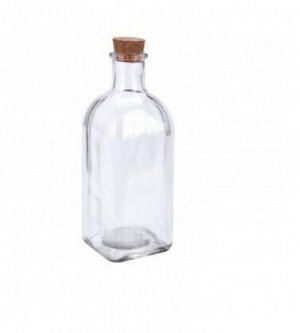 Ваза Бутылка в крышкой H10 х8 х 8 см стекло