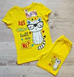 Костюм для девочки (футболка+шорты) УЗБЕКИСТАН (5-6-7-8)