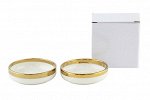 &quot;Golden ring&quot; Набор емкостей для закусок 8,8см, цв.белый, 2шт, в п.у. KRJYB341 ВЭД