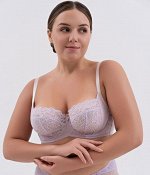 Глубокая мягкая чашка на каркасах НЕЖНАЯ ФИАЛКА
