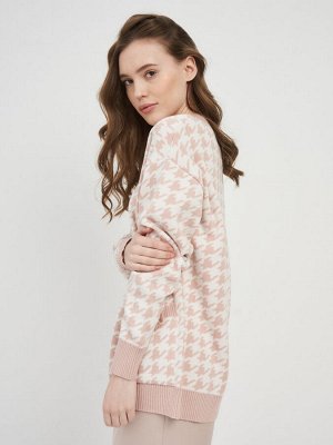 Кардиган женский 7221-14093   1474/796 пудра/молоко
