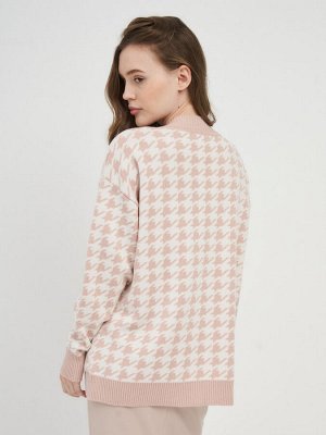 Кардиган женский 7221-14093   1474/796 пудра/молоко