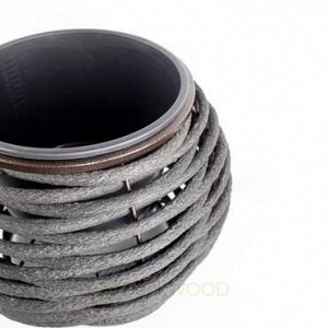 Вазон бочонок DeckWOOD (графит), 20 л