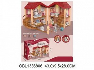 2022-110 В кукольный дом с мебелью в коробке 1336806