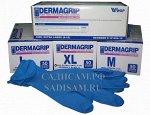 Перчатки DERMAGRIP HIGH RISK  (7  1/2 (M))  латекс.нестер.неопудр. (25пар/кор)