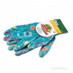Перчатки садовые нейлон.с нитрилов.облив пальцев  7(S) цветные с покрыт PARK EL-F002 СКР
