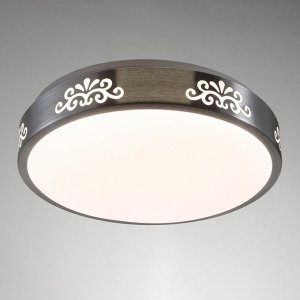 Светильник 2707/1 LED 36Вт 3000-6000К серебро d.32 см