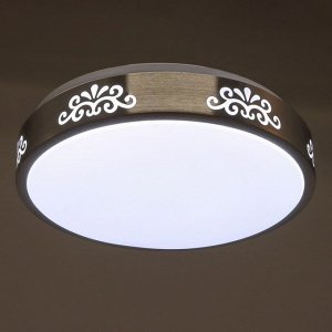 Светильник 2707/1 LED 36Вт 3000-6000К серебро d.32 см