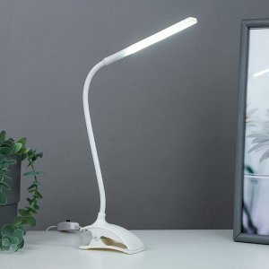 Лампа на прищепке "Змейка" 1Вт 14 LED USB белый 9х3,5х42 см