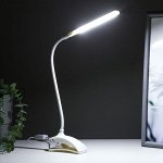 Лампа на прищепке &quot;Змейка&quot; 1Вт 14 LED USB белый 9х3,5х42 см