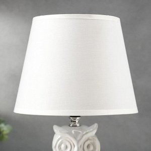 RISALUX Лампа настольная 16167/1 E14 40Вт белый 20х20х33,5 см